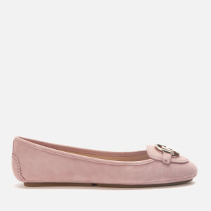 MICHAEL MICHAEL KORS Women's Lillie Moc Suede Flats - Sunset Peach
