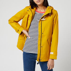 Joules Women's Coast Waterproof Jacket - Antique Gold