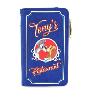 Loungefly Disney The Lady and The Tramp Tony's Menu Wallet