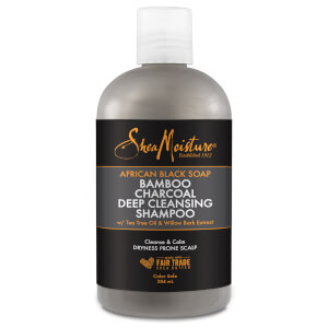 SheaMoisture African Black Soap Bamboo Charcoal Shampoo 384ml - Exclusive