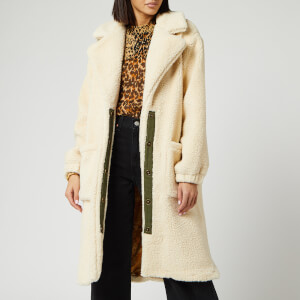 Free People Women's Tessa Teddy Coat - Cream