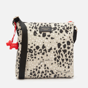 Radley Women's Leopard Oilskin Small Ziptop Cross Body Bag - Aluminium