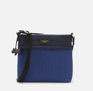 Radley Women's Penton Mews Colour Block Medium Ziptop Cross Body Bag - Sapphire