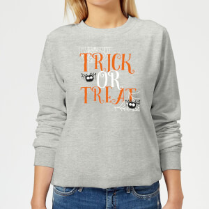 Trick Or Treat Women's Sweatshirt - Grey