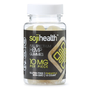 Soji Health Hemp CBD Infused Gummies - Pineapple