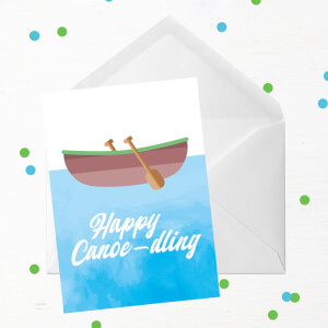 Happy Canoe-dling Greetings Card