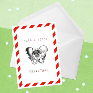 Have A Hippy Christmas Greetings Card