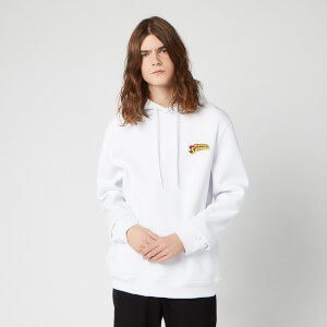 DC Superman Unisex Embroidered Hoodie - White