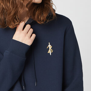 Nintendo Zelda Unisex Embroidered Hoodie - Navy
