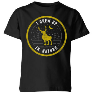 Frozen 2 I Grew Up In Nature Kids' T-Shirt - Black