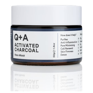 Q+A Activated Charcoal Face Mask 50g
