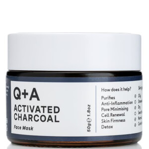 Q+A Activated Charcoal Face Mask 50g