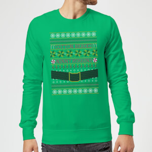 Elf Christmas Sweatshirt - Kelly Green