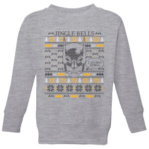 Batman I Do Not Smell Kids' Christmas Sweatshirt - Grey