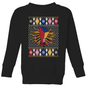 Power Rangers Kids' Christmas Sweatshirt - Black