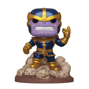 Figura Funko Pop! - Thanos Chasquido Exclusivo Metalizado (6''/15cm) - Marvel: Vengadores