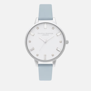 Olivia Burton Women's Bejeweled Watch - Vegan Chalk Blue