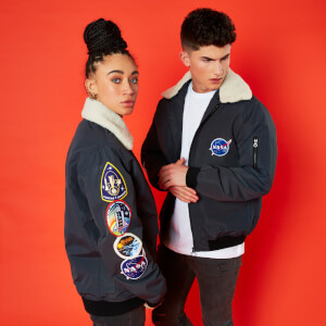 Giacchetto Aviator NASA Badged - Grigio - Unisex