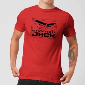 Samurai Jack Stylised Logo Men's T-Shirt - Red