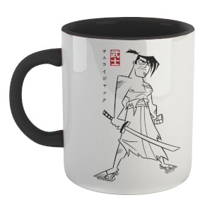 Samurai Jack Kanji Mug - White/Black