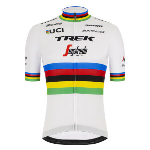 Santini Trek Segafredo 2019 World Champion Jersey - White