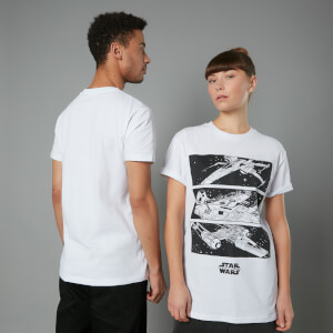 The Rise of Skywalker - T-shirt Resistance Ships - Blanc - Unisexe