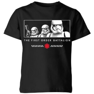 The Rise of Skywalker - T-shirt First Order Battalion - Noir - Enfants