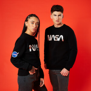 Felpa NASA Metallic Logo - Nero - Unisex