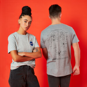Camiseta NASA Suit Up - Unisex - Gris