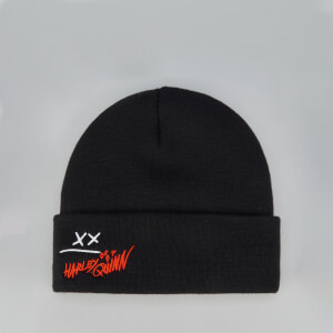 Cappello Harley Quinn Beanie con ricamo - Nero