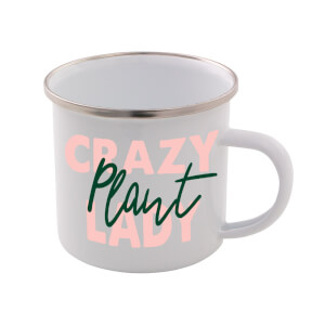 Crazy Plant Lady Enamel Mug