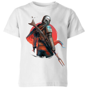 The Mandalorian Blaster Rifles Kids' T-Shirt - White