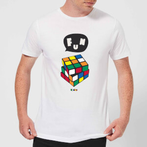 Solving Rubik's Cube Fun Men's T-Shirt - White