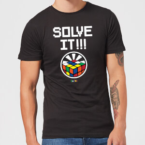 Solve It!!! Cube Glow Men's T-Shirt - Black