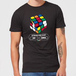 Do You Want To Exit? Men's T-Shirt - Black