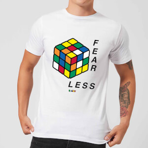 Fear Less Rubik's Cube Men's T-Shirt - White