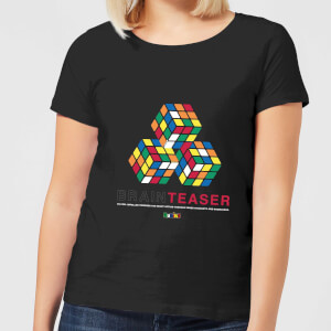 Brain Teaser Trio Rubik's Cube Women's T-Shirt - Black