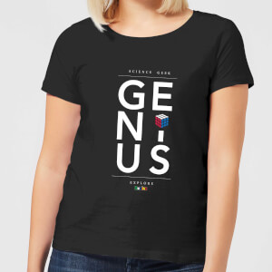 Genius Rubik's Black Women's T-Shirt - Black