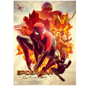 Marvel Spider-Man: Far From Home Lithograph Print by Carlos Dattoli
