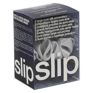 Slip Pure Silk Scrunchies - Large - Midnight
