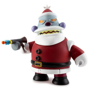 Kidrobot Futurama Naughty Robot Santa 6 Inch Medium Vinyl Figure