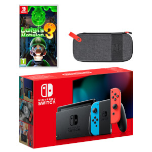 Nintendo Switch (Neon Blue/Neon Red) Luigi's Mansion 3 Pack