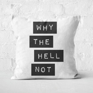 The Motivated Type Why The Hell Not Square Cushion