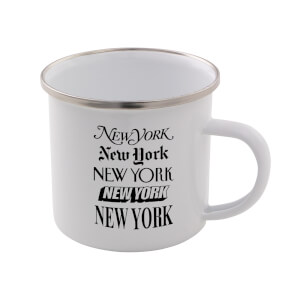 The Motivated Type New York New York Enamel Mug