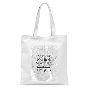 The Motivated Type New York Tote Bag - White