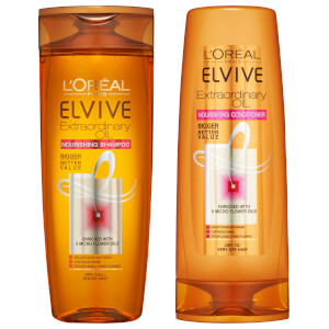 L'Oréal Paris Elvive Extraordinary Oil Shampoo and Conditioner Set - Exclusive