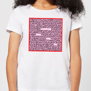 I Suppose You Are Ok Word Search Women's T-Shirt - White