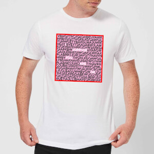 I Suppose You Are Ok Word Search Men's T-Shirt - White