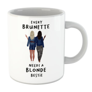 Every Blonde Needs A Brunette Bestie Mug Iwoot Uk