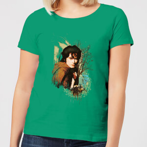 The Lord Of The Rings Frodo Women's T-Shirt - Kelly Green